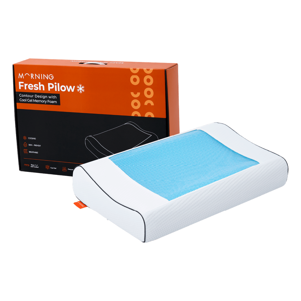 หมอนสุขภาพ MEMORY FOAM & GEL MORNING SLEEP FRESH PILLOW